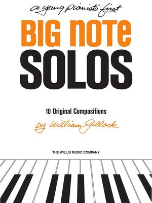 cover image of A Young Pianist's First Big Note Solos Songbook